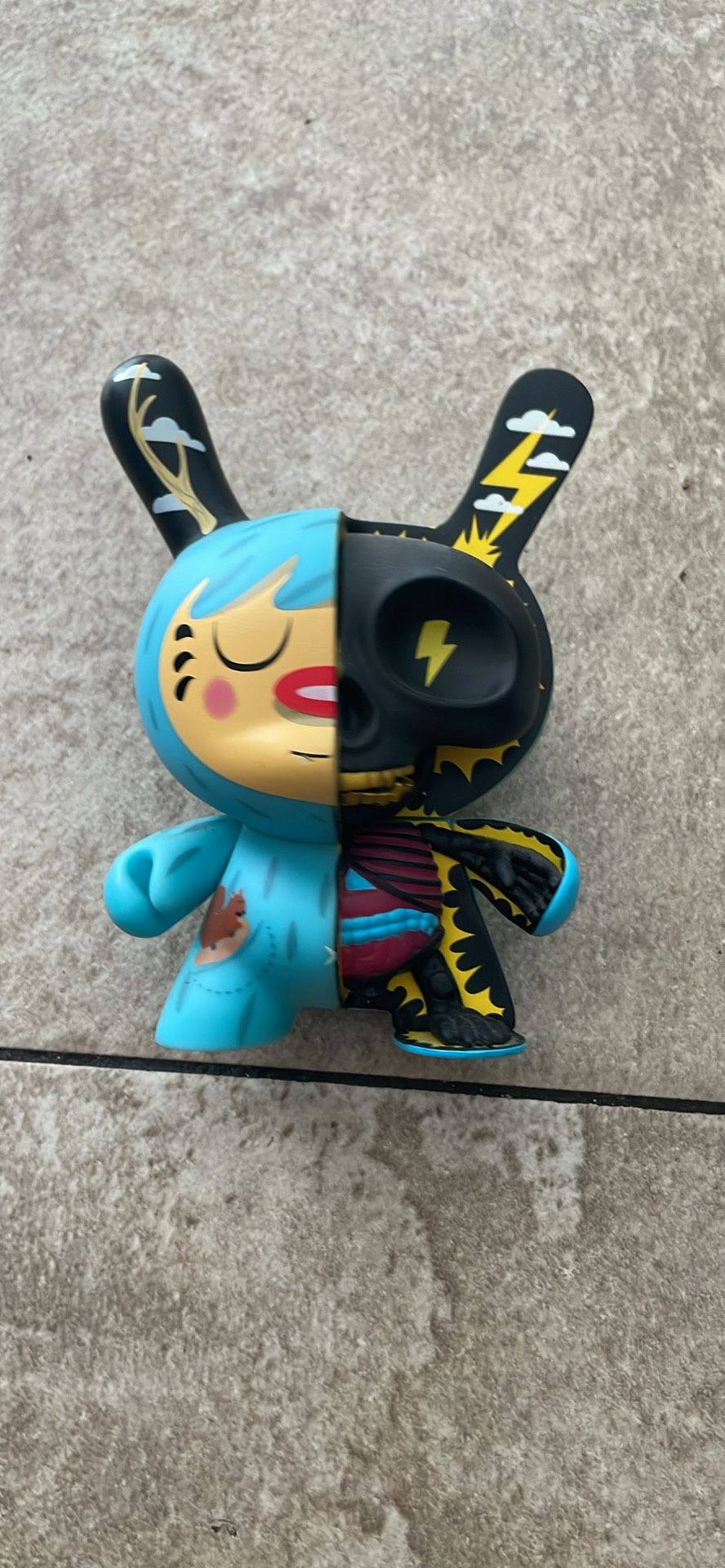 Kidrobot Johnny Draco: Mr. Watt 5" Anatomical Dunny Collection Vinyl Art Color