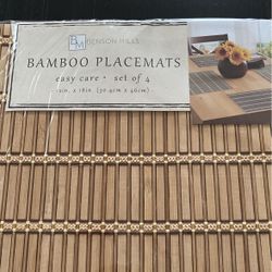 Modern Bamboo Placemats (set of 4)
