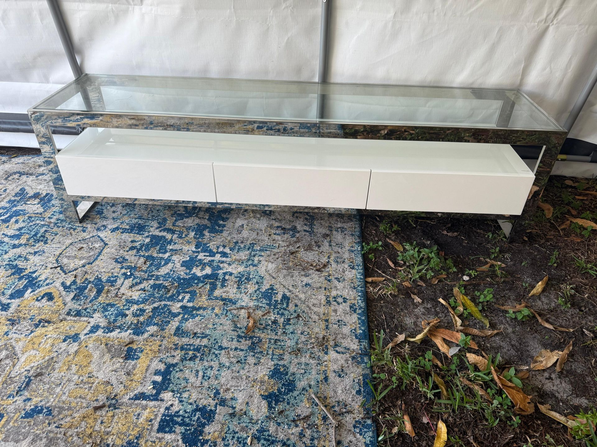 Stand Tv Blanco 76”