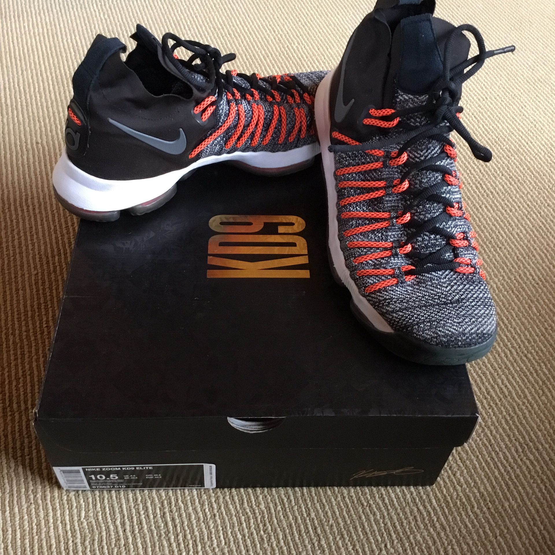 Nike KD9 Elite shoes Size 10.5