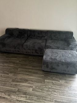 Bed frame and boneless couch