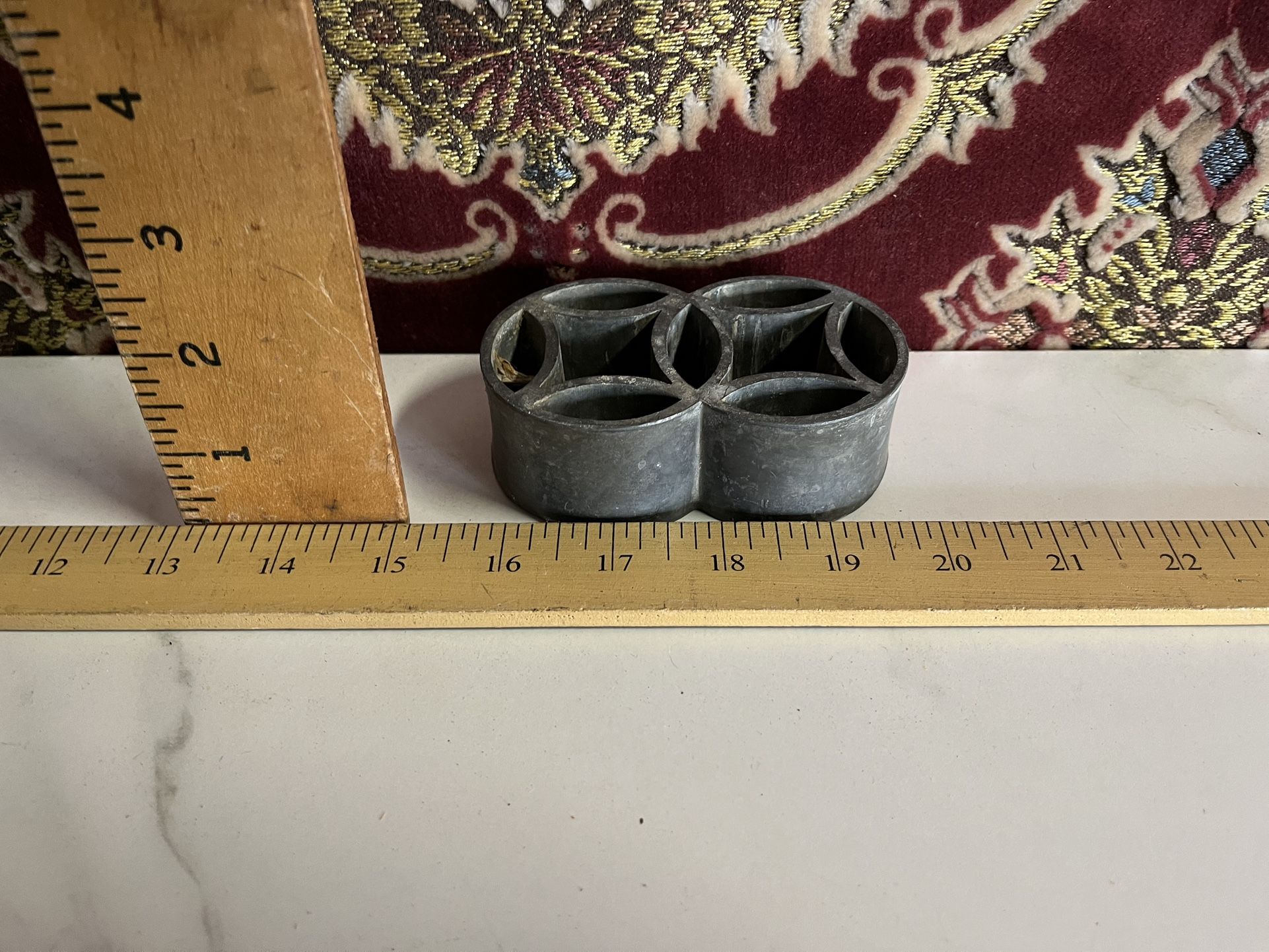 Japanese Iron Ikebana Flower Holder