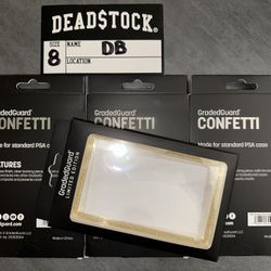 (4) GradedGuard PSA Graded Case Guard Protector Confetti Limited Edition