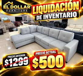 Gray / Completely New Sectional Sofa