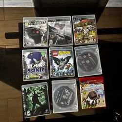 PlayStation 3 PS3 Bundle Pack Of Used Games.
