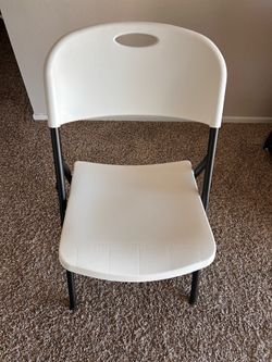 White Folding Chair