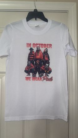 In October We Wear Pink Horror Graphic Tee