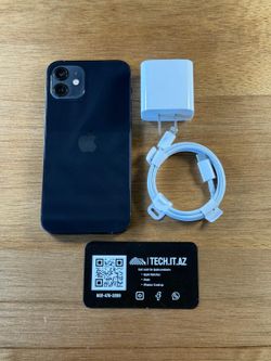 📱 iPhone 12 | 64GB | Midnight | Cricket Only | Hablo Español