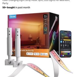 Govee Strip Light with Skyline Kit, 19.7ft Smart LED Strip Lights Compatible with Alexa, Google Assi