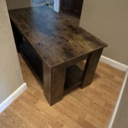 Coffee Table With Hidden Drawer