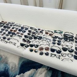 Huge lot of 237 Designer Eyewear Sunglasses New Never Worn 
