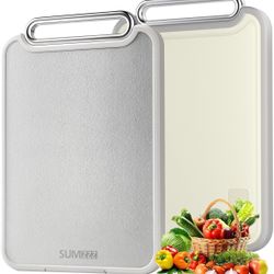 Brand New, Double-Sided Stainless Steel Cutting Board 16”x11”