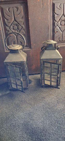 Metal & Glass Lanterns