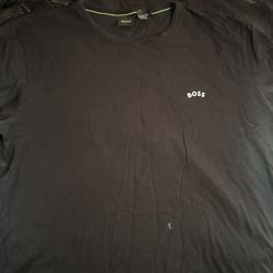 Black Hugo Boss T Shirt Men Size L 