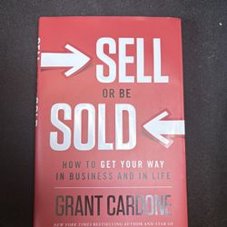 Grant Cardone Sell or Be Sold Hardcover Business & Economics Sales 2012