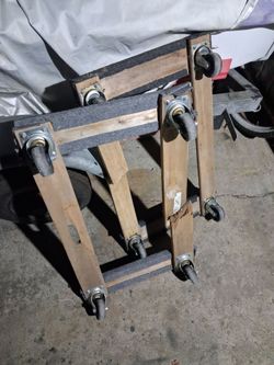 2 broken cart dolley