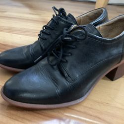 Black Leather Shoes Sofft