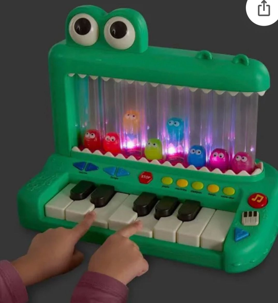 Battat Croco Pop Crocodile Piano Toy