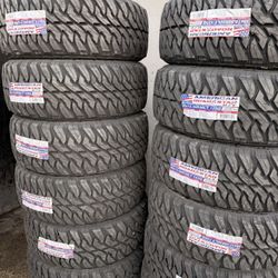35X12.50R20 American MT Set Of 4 New Tires Installed And Balanced
