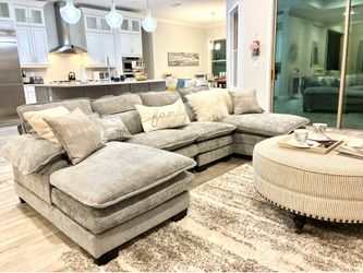 Double Chaise Cloud Couch/ Sofa