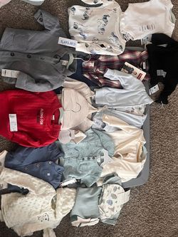 Carter's New Baby Boy Clothing Lot