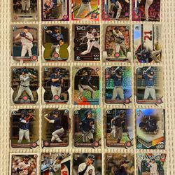 Chicago Cubs 45 Card Baseball Lot! Rookies, Prospects, Refractors, Prizms, Autographs, Short Prints, Variations & More!