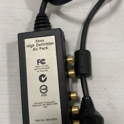 Xbox High Definition Av Pack