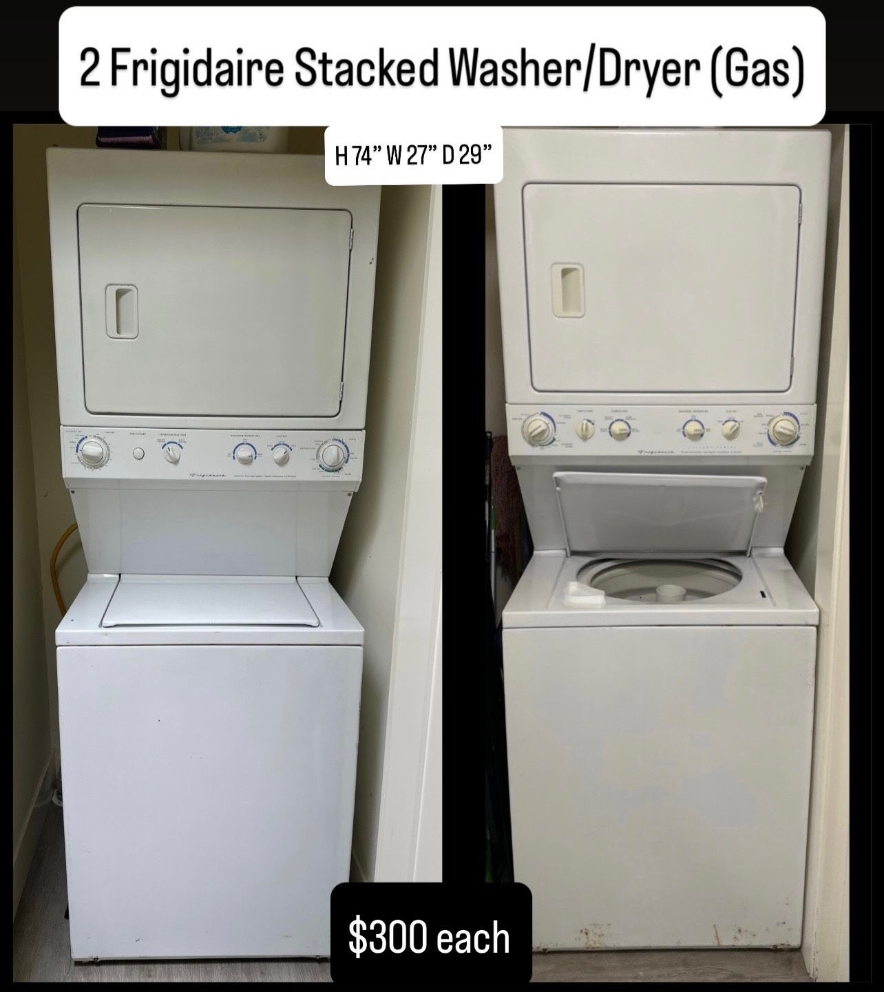 Frigidaire Washer & Dryer