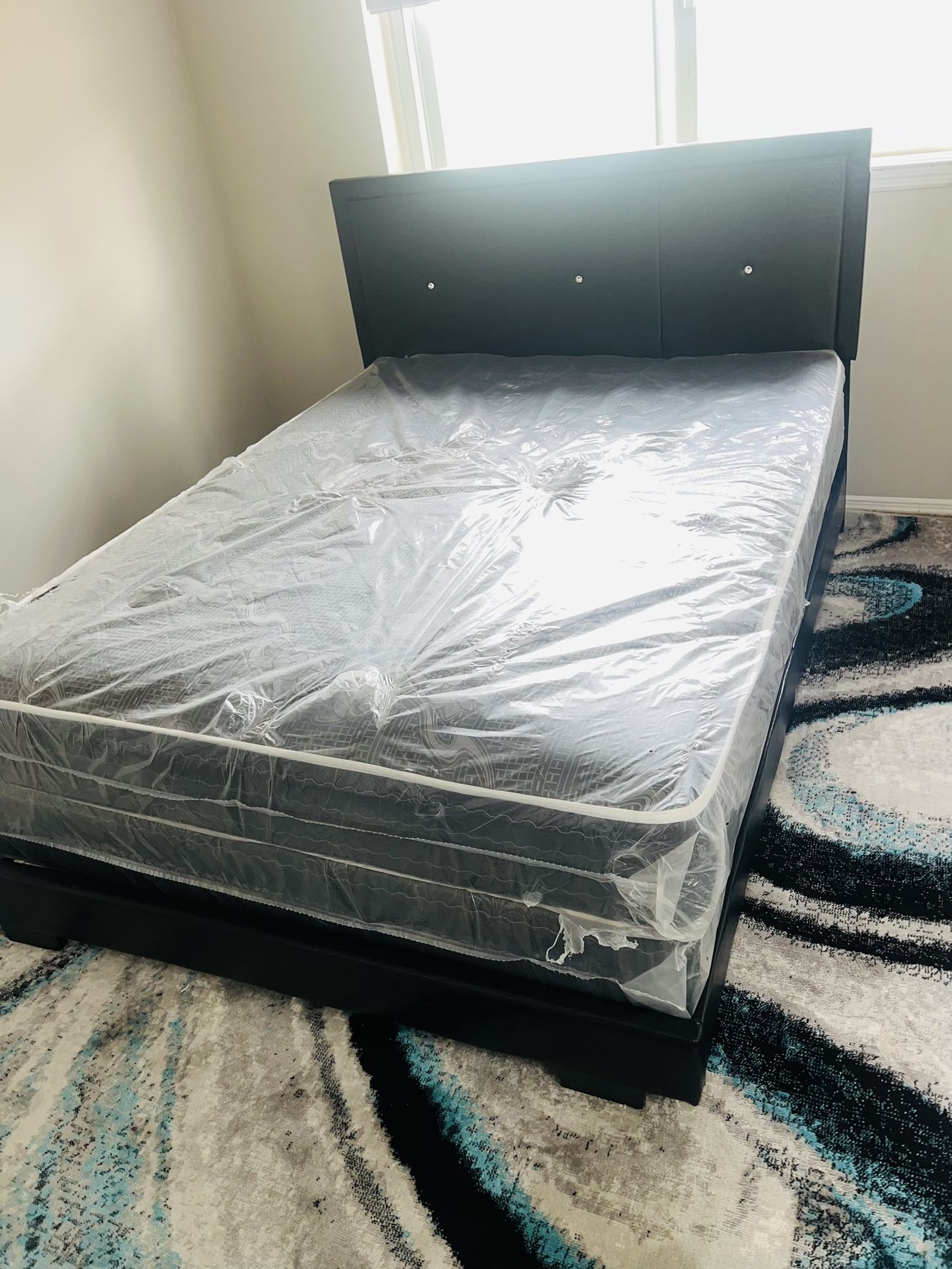 Queen Size Bed Frame With Mattress And All New Furniture And Free Delivery