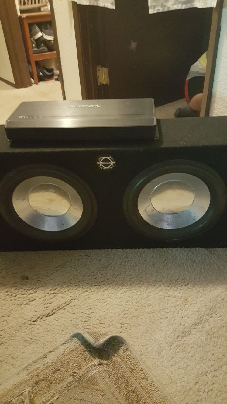 Speaker and amp