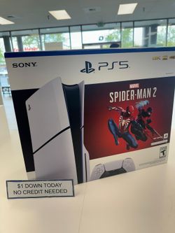 🔥 NO CREDIT NEEDED -  🔥 Sony Playstation -  PS5 Slim & PS5 Pro  - Gaming Console -  – Take It Home for Just $5 Down! 🎮