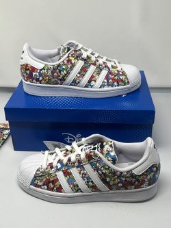 Adidas Superstar J 'Where's Mickey' Kids Shoes Size 4.5Y  IG6857 New