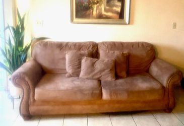 Leather couch
