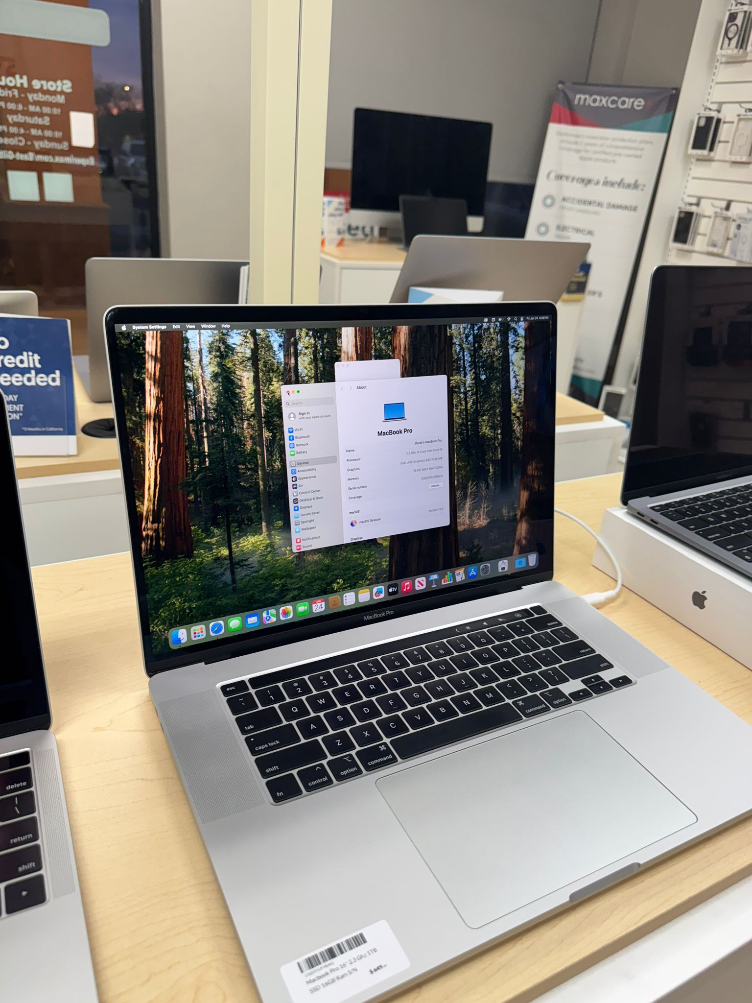 MacBook Pro 16" 512Gb Storage 16GB RAM 2019