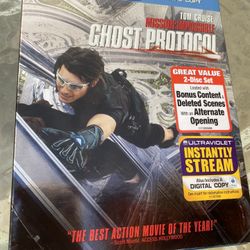 Mission Impossible Ghost Protocol Blu-ray DVD Digital Move Set