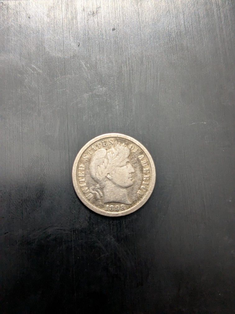 1898 Barber Dime Nice One