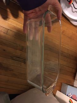 Glass bread/meatloaf pan