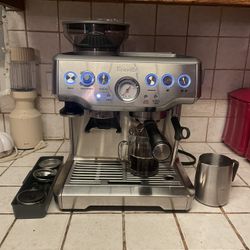 Breville Barista Espress  programable  coffee machine 