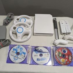 Used Nintendo Wii Console White with Wii Sports Bundle 