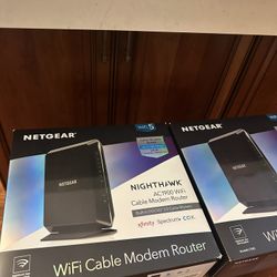 Netgear Cable Modem Routers-2 Sold Separately 