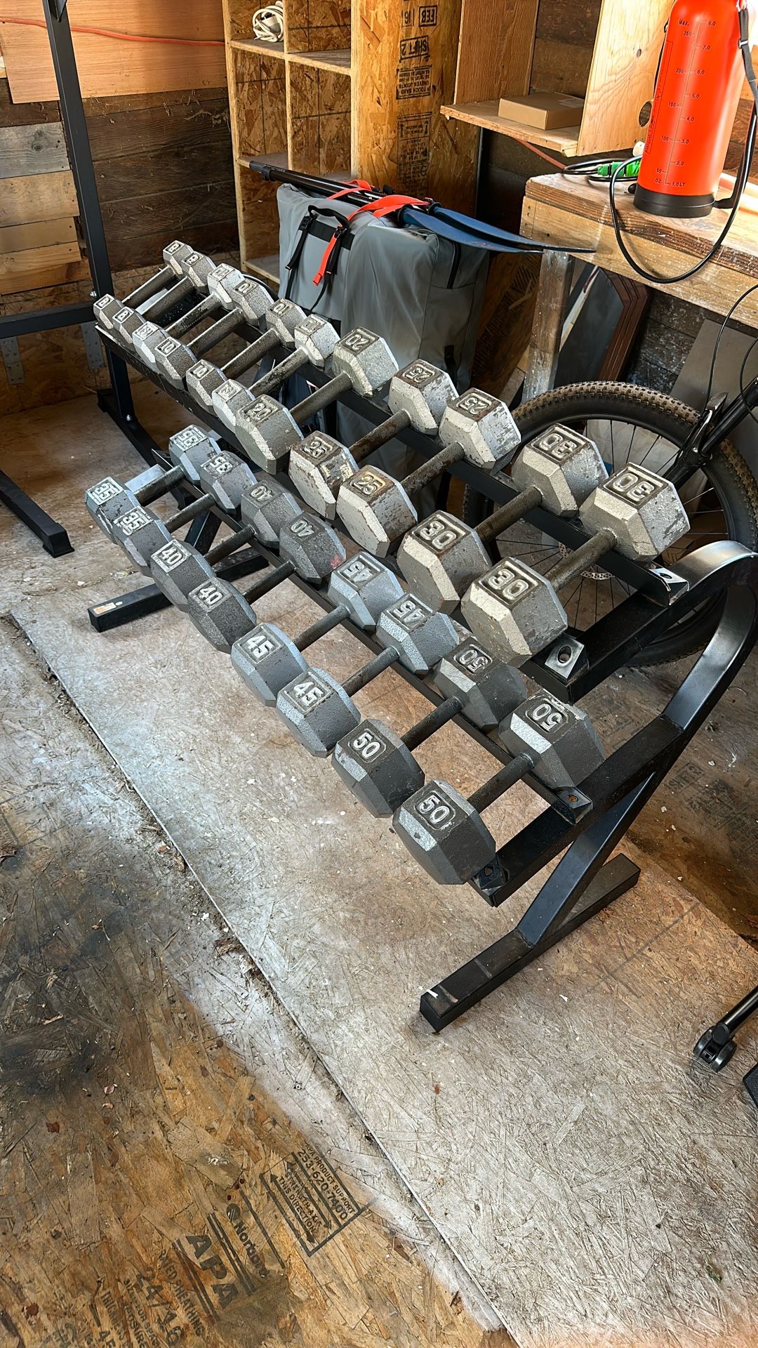 Dumbbells + Stand