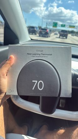 Google Nest Learning Thermostat + Temperature Sensor