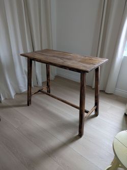 Classy wood dining table