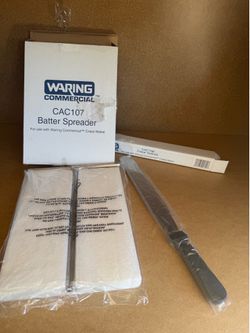 Waring Commercial Crepe Batter Spreader Spatula Set New NSF approved