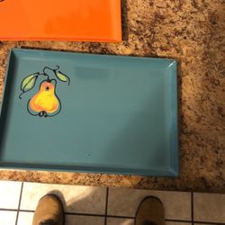 Two small trays 5 x 7 1/2