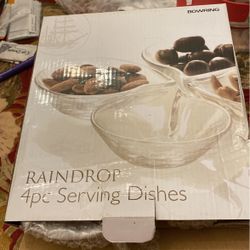 4 pcs serving dishes