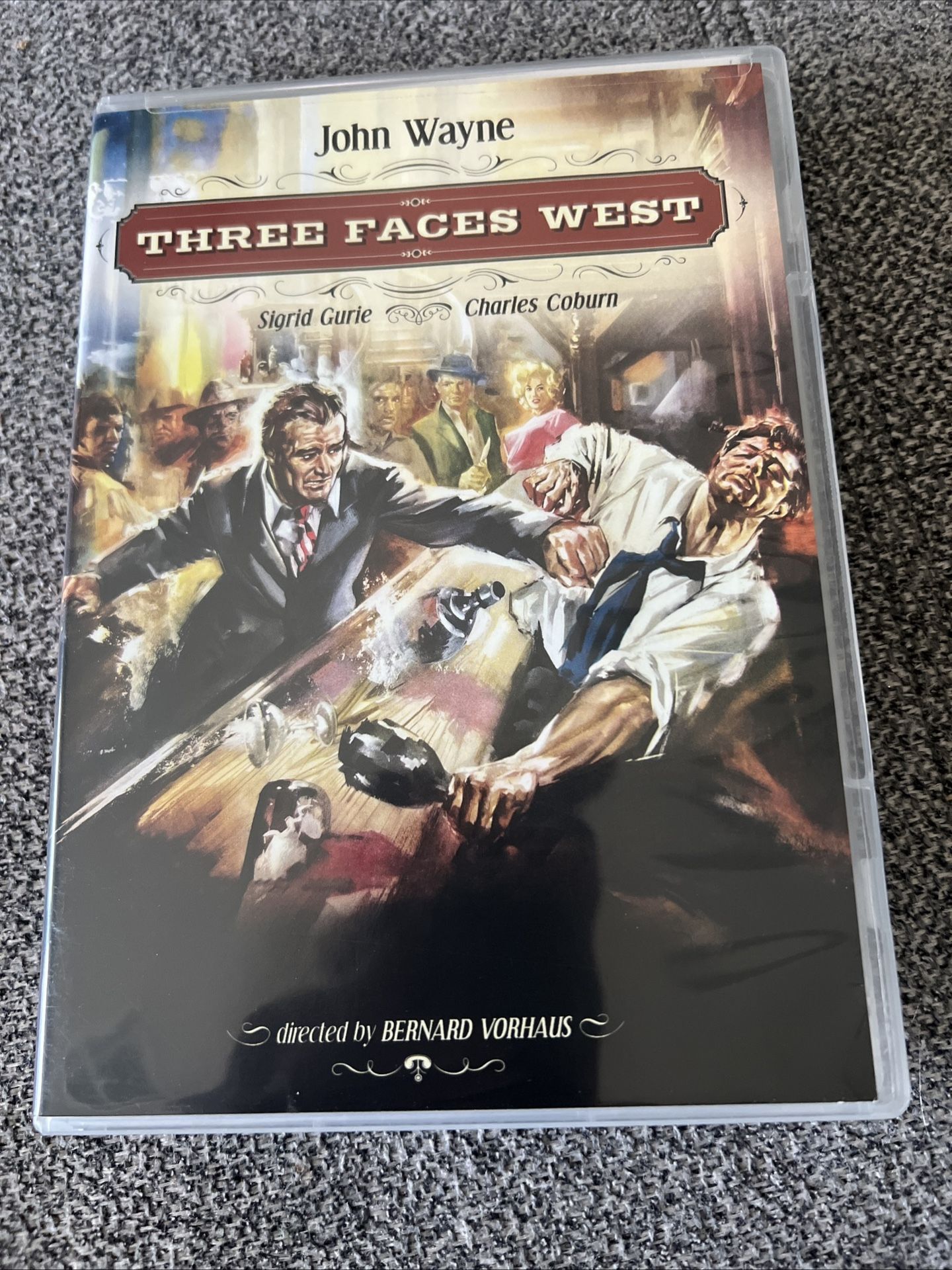 1940 John Wayne Classic DVD In “Three Faces West” With Charles Coburn