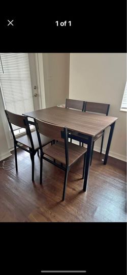 Dining Table with 4 Chairs
