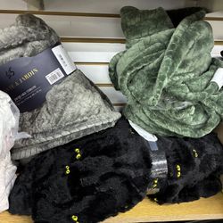 Plush Throw Blankets In Assortment 