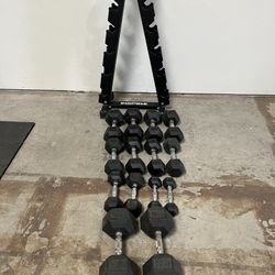 Dumbbell Weights with Stand